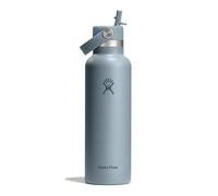 Hydro Flask - Standard Flex Straw Cap 621 ml (21 oz) Bottle - Acciaio Inox, Ermetico, Compatibile con Portabicchieri - Isolato Freddo 24 Ore - Shale Gray