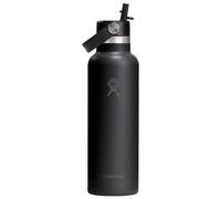 Hydro flask - Borraccia termica 62 cl - 21 Oz Standard Flex Straw Cap Black - Nero