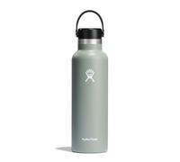 Hydro Flask - Standard Mouth - Bottiglia d'acqua da 621 ml (21 oz) - Acciaio inossidabile con isolamento sottovuoto, coperchio a prova di perdite e rivestimento in polvere - Standard Mouth - Agave