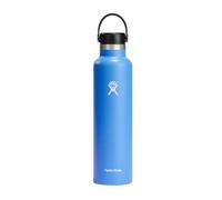 Hydro Flask - Standard Mouth - Bottiglia d'acqua da 709 ml (24 oz) - Acciaio inossidabile con isolamento sottovuoto, coperchio a prova di perdite e rivestimento in polvere - Standard Mouth - Cascade