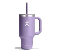 Hydro Flask - Tazza da viaggio 946 ml 32 oz con tappo a cannuccia a pressione richiudibile - Acciaio inox - Doppia parete isolata sottovuoto - Tappo resistente agli spruzzi - Senza BPA - Moonshadow