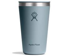 Hydro Flask - All Around Tumbler Press-In Lid 473 ml (16 oz) - Antischizzo, Antiperdita, Compatibile con Portabicchieri - Mantiene le Bevande Fredde per 24 Ore & Calde per 12 Ore - Shale Gray