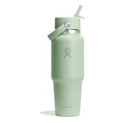 HYDRO FLASK - Travel Bottle 946 ml (32 oz) - Bottiglia in acciaio inossidabile isolata con TempShield e tappo a cannuccia Flex a prova di perdite - Aloe