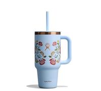 Hydro Flask - Travel Tumbler 946 ml (32 oz) with Closable Press-In Straw Lid - Acciaio inox - Isolamento sottovuoto a doppia parete - Coperchio antispruzzo - Western Light Blue