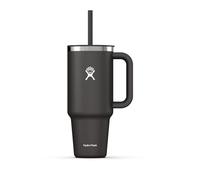 Hydro Flask - Travel Tumbler - Bicchiere da viaggio 1180 ml (40 oz) con coperchio a incastro per cannuccia chiudibile - Acciaio inossidabile - Coperchio resistente agli schizzi - Black