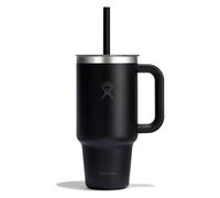 Hydro flask - Bicchiere da viaggio termico 94 cl - 32 Oz Travel Tumbler Clear Lid Black - Nero