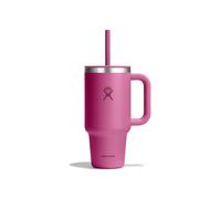 HYDRO FLASK - Travel Tumbler 946 ml (32 oz) con coperchio a incastro per cannuccia chiudibile - Acciaio inossidabile - Coperchio resistente agli schizzi - Reef