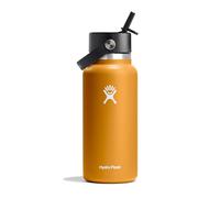 Hydro Flask - Water Bottle 946 ml 32 oz - Vacuum Insulated Stainless Steel Water Bottle with Flex Straw Cap - Wide Mouth - Fossil, 946ml (32oz)