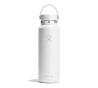 Hydro Flask Hydration Wide Flex Cap Bottiglia per bere 1180 ml bianco