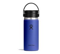 Hydro Flask - Wide Flex Sip Lid Coffee 473 ml (16 oz) - Ermetico, Isolato, Compatibile con Portabicchieri - Mantiene le Bevande Fredde per 24 Ore & Calde per 12 Ore - Capri Blue