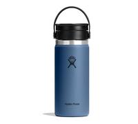Hydro Flask - Wide Flex Sip Lid Coffee 473 ml (16 oz) - Ermetico, Isolato, Compatibile con Portabicchieri - Mantiene le Bevande Fredde per 24 Ore & Calde per 12 Ore - Harbor Blue