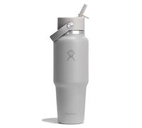Hydro Flask - Wide Flex Straw Travel Bottle 946 ml (32 oz) - Acciaio Inox, Ermetico, Compatibile con la Maggior Parte dei Portabicchieri - Isolato Freddo 24 Ore - Bocca Larga - Birch