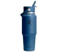 Hydro Flask - Wide Flex Straw Travel Bottle 710 ml (24 oz) - Ermetico, Isolato, Compatibile con Portabicchieri - Mantiene le Bevande Fredde per 24 Ore - Tappo con Cannuccia Flex - Harbor Blue
