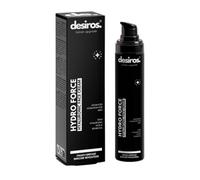 Hydro Force by Desiros - Crema Viso Uomo con Acido Ialuronico Multi-Molecolare e Bisabololo - Idratazione Intensa e Azione Anti-Età - 50 ml