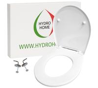 HYDRO HOME Copriwater Compatibile con Geberit Pozzi Ginori Serie Colibrì 2, Tavoletta Wc In Plastica Termoindurente, Cerniere Regolabili Fissaggio dal basso, Sedile wc MADE IN ITALY