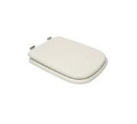 HYDRO HOME Copriwater Compatibile con Ideal standard CONCA, Tavoletta WC in legno verniciato, cerniere incluse, Sedile WC Resistente, Chiusura Classica, Montaggio rapido (BIANCO I.S.)