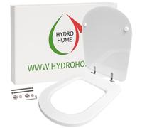 HYDRO HOME Copriwater Compatibile DOLOMITE GEMMA 2, Tavoletta Wc In Legno Rivestito In Poliestere, Resistente, Asse Wc Colore Bianco MADE IN ITALY