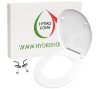 HYDRO HOME Copriwater Compatibile Pozzi Ginori Serie Piemonte e Piemontesina, Tavoletta Wc In Plastica Termoindurente, Cerniere in Acciaio Regolabili Fissaggio dal basso, Sedile wc made in italy