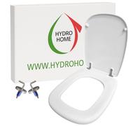 HYDRO HOME Copriwater Dolomite Rio Compatibile, Tavoletta Wc In Plastica Termoindurente Con Cerniere Regolabili,Asse Wc Colore Bianco MADE IN ITALY