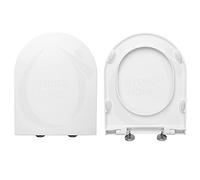 HYDRO HOME Copriwater SLIM Compatibile con Pro Eco Laufen, Tavoletta Wc In Plastica Termoindurente Con Cerniere Regolabili fissaggio dal basso, Asse Wc Colore Bianco MADE IN ITALY