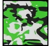 Hydro-turf Sheet SHT40F Lime Green Camo Piatto Liscio Universale 40 X 62