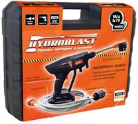 HYDROBLAST Le Pistola Pulitore a Pressione - MYBO TV - senza fili, ricaricabile, portatile. Funziona a batteria. Può essere utilizzato con un secchio d'acqua/collegato al rubinetto o con una bottiglia