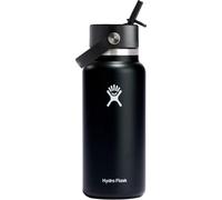 Hydro flask - Borraccia termica 94 cl - 32 Oz Wide Flex Straw Cap Black - Nero