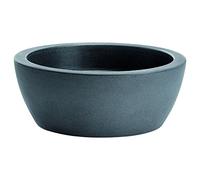 hydroflora 63001640 Vaso a Ciotola Nicoli Thetis, Diametro 50, Altezza 20 cm, Colore Antracite Opaco