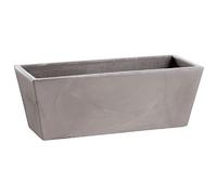 hydroflora 63002345 fioriera da Balcone Nicoli Mysia 50 x 20 x 18 cm, Colore Grigio Cenere Opaco