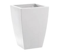 hydroflora 63002600 Vaso Nicoli Logos Matt 30 x 30 x 43 cm, Colore Bianco Opaco