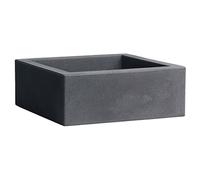 Vaso Cubo Minos antracite 40cm