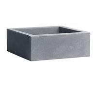 Vaso Cubo Minos cenere 40cm