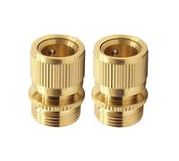 Hydrogarden 2 pezzi filettatura esterna 3/4" in ottone attacchi rapidi per irrigazione giardino accessori lavaggio auto raccordi
