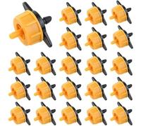 Hydrogarden Micro-Drip-System Gocciolatore in linea 2 l/h, con regolazione della pressione: gocciolatore per piante singole con vasi di altezze diverse, erogazione acqua costante 0,5-3.5 bar