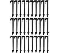 Hydrogarden Pioli di Ancoraggio per Sistema di irrigazione, picchetti di Ancoraggio a Terra per Linea di irrigazione a Goccia, picchetti di Supporto per Tubo da 16 mm (Confezione da 50)