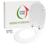 HYDROHOME Copriwater compatibile con Cesame serie Aretusa Come Originale, Tavoletta Wc In Legno Rivestito in Poliestere Con Cerniere Regolabili fissaggio dal basso, Asse Wc. Made in Italy