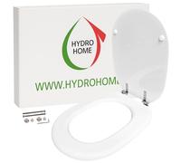 HYDROHOME Copriwater compatibile con Ideal Standard serie Linda Come Originale, Tavoletta Wc In Legno Rivestito in Poliestere Con Cerniere Regolabili fissaggio dal basso, Asse Wc. MADE IN ITALY