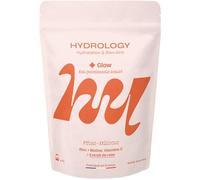Hydrology® Glow - Pastiglie di idratazione quotidiana - Pesca Ibisco - 15 pastiglie - ricetta bellezza senza zucchero con estratti naturali arricchita con sostanze nutritive