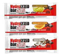 HYDROLYZED BAR 50% [BARRETTA DA 55 G] - barrette proteiche zero zuccheri (BIANCO ZERO PISTACCHIO, BOX DA 24 BARRETTE)