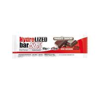 HYDROLYZED BAR 50% [BARRETTA DA 55 G] - barrette proteiche zero zuccheri (FONDENTE CRUNCHY, BOX DA 24 BARRETTE)