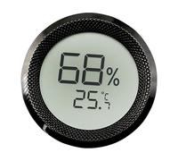 Hydrometer Humidity Meter, Thermo Hygrometer Digital Hygrometer, Small Hygrometer, Round Humidity Gauge, Temperature Monitor Humidity Reader, Indoor Humidity Sensor, Digital Humidity Monitor