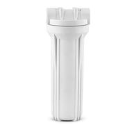 Hydronix HX-HF3-10WHWH12 Alloggiamento Bianco da 10" con Tappo a Coste sistemi di filtraggio e di filtrazione, Porte da 1/2"