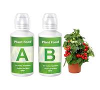 Hydroponic Fertilizer - A and B Hydroponic Nutrients | Plant Food, A & B Liquid Hydroponics Fertilizer, Hydroponic Nutrients for Outdoor, Indoor Plants, Nutrients for Hydroponic Plants