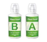 Hydroponic Fertilizer - Liquid Plant Food, Root Stimulator for Root, A & B Plant Food for Hydroponics Growing System and Potted Houseplants, Plant Nutrient Solution