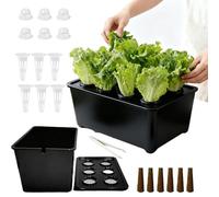 Hydroponic Growing System - All Season Coltivazione Complete Set Kit, Indoor Soilless Seedling Container Planter Tray, Smart Herb Germination Station Pod, Automated Water Circulation Garden Device
