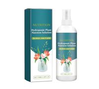 Hydroponic Nutrient Solution, Liquid Plant Fertilizer, Garden Growth Booster, Enriched Formula Root Leaf Enhancer Perfect for Indoor and Outdoor Plants, 131g 100ml