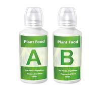 Hydroponic Nutrients - Hydroponic and Aeroponic Vegetable Nutrient Solution | Indoor Plant Fertilizer | Organic Plant Food, a & B Liquid Hydroponics Fertilizer, Nutrients for Outdoor, Indoor Plants