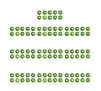 Hydroponic Plant Labels 1.7inch Round Growth Basket for Seedling Self-adhesive Stickers Markers