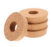 Hydroponic Vase Lid, Wood Lid for hydroponic Planter, Set da 4, 8.5x8.5x0.7 Pollici, Tappi in Sughero, per Vaso di Vetro, scaffale