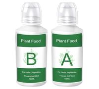 Hydroponics Nutrition Kit - Premium 2 pezzi liquido nutrizionale vegetale | Formula di crescita perfetta per fiori e accessori da giardino interni per la coltivazione senza sacrificazione